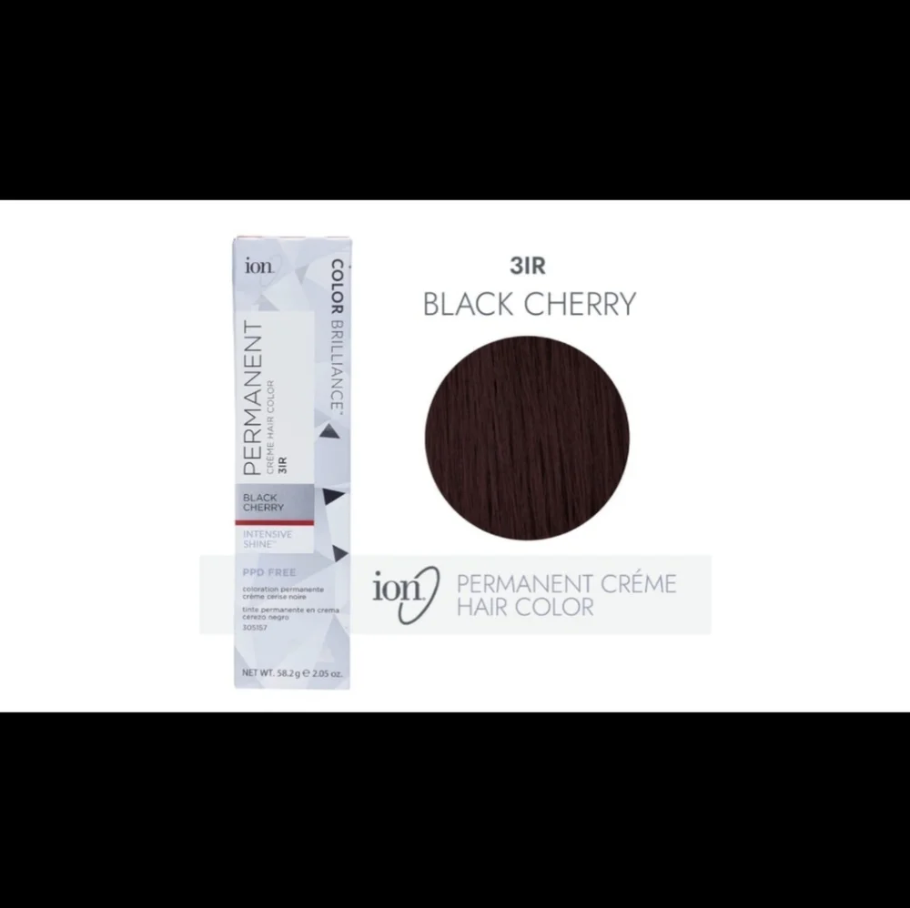 Ion | Hair | Ion Color Brilliance 3r Black Cherry Hair Color Cream